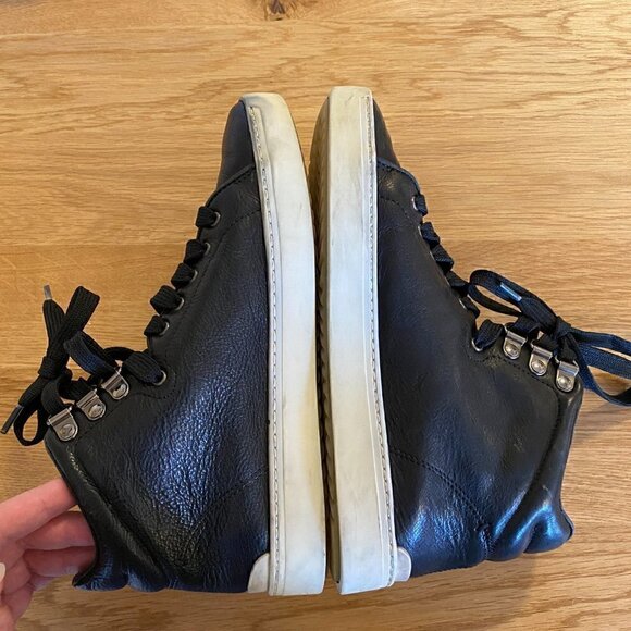 Rag & Bone Kent High Top Leather Sneakers Size 6 - Picture 8 of 11